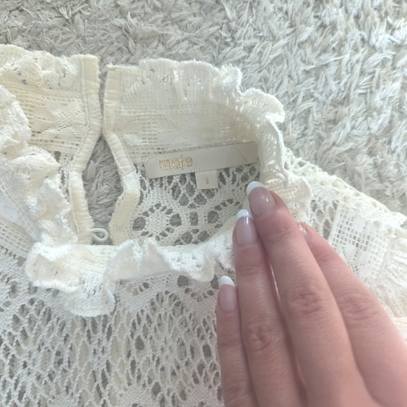 MAJE NWOT Limba Open Knit Top - Picture 4 of 4